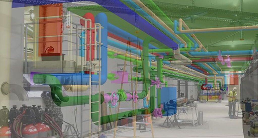 3D BIM model that contains a wealth of valuable information and data about the building
