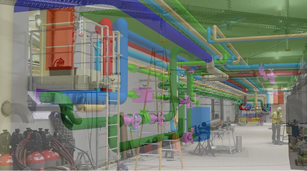3D BIM model that contains a wealth of valuable information and data about the building